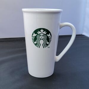 Starbucks Tall Grande 16oz White Mug With Green Logo 2013